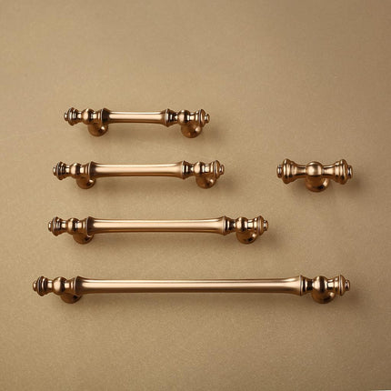 Asidrama 10 Pack 3 Inch(76mm) Champagne Bronze Kitchen Cabinet Handles,Brushed Brass Cabinet Pulls Kitchen Cabinet Hardware for Cupboard Gold Drawer Pulls