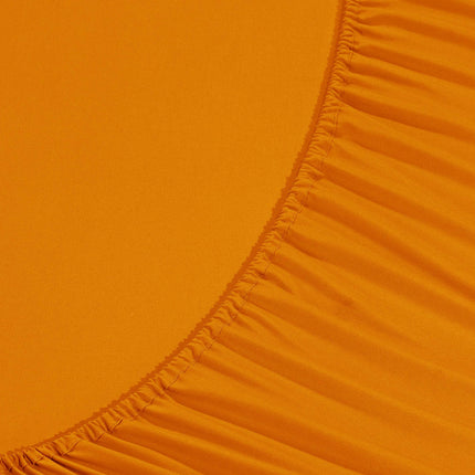 Juego de sábanas de lujo de 5 piezas Elegant Comfort - Ropa de cama de lujo de 1500 hilos, calidad de hotel prémium - Resistente a arrugas y decoloración, fresco y transpirable, elástico fácil de colocar, naranja