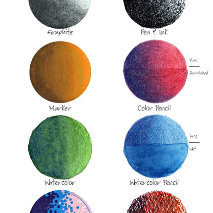 Canson XL Series Bristol Paper, Smooth, Foldover Pad, 9x12 inches, 25 Sheets (100lb/260g) - Artist Paper for Adults and Students - Markers, Pen and Ink