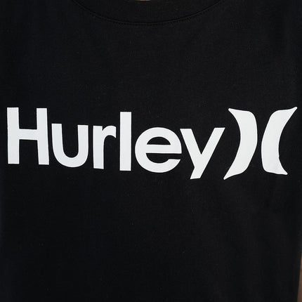 T-shirt Hurley One and Only Logo pour grands garçons, Noir, L