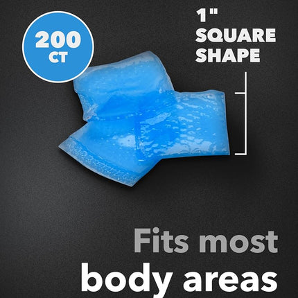 Spenco 2nd Skin 200 Gel Squares (Non-sterile) - Blue, 1 Inch