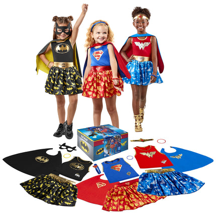 Rubies DC Girl's Trunk Set (Wonder Woman, Batman, 