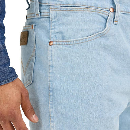 Wrangler Men's Cowboy Cut Active Flex Original Fit Jean, Bleach, 33W x 38L