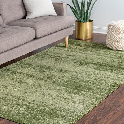 Tapis Unique Loom Collection Del Mar - Lucille (Rectangulaire 122 x 183 cm, Vert/Vert Chasseur)