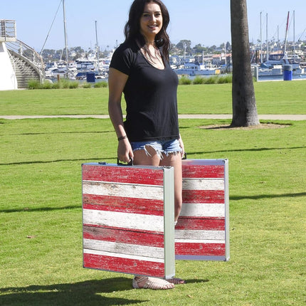 GoSports Classic Regulation Size Cornhole Set - Includes 8 Bean Bags & Rules