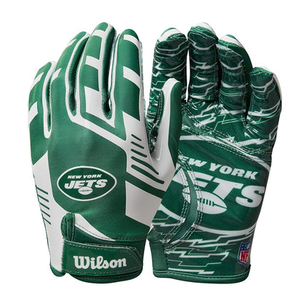 Guantes Wilson NFL Stretch Fit - New York Jets-Juvenil