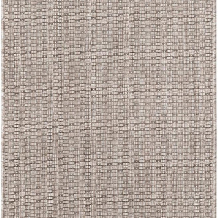 Alfombra de área Unique Loom Outdoor Solid Collection - Lisa (Rectangular 2' 0" x 3' 1", Beige)