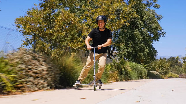 Razor Powerwing DLX 3 Wheeled Scooter, Silver