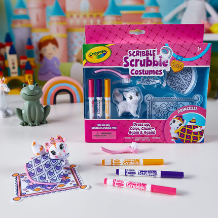 Crayola Scribble Scrubbie Princess Costume Playset, Toy for Kids, Gift