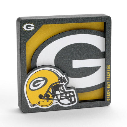 YouTheFan NFL Green Bay Packers 3D Logo Series Magnets