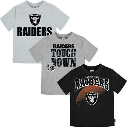 Gerber Unisex Baby NFL 3 Pack Short Sleeve Team Fan Tee Shirt