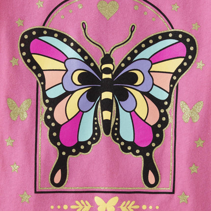The Children's Place Girls' Kindness, Love, Equality Short Sleeve Graphic T-Shirts,multipacks, Skate/Butterfly/Dream/Be Kind, X-Large