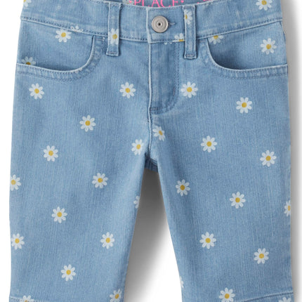 The Children's Place Girls' Denim Skimmer Shorts, 