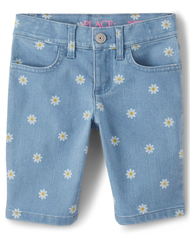 The Children's Place Girls' Denim Skimmer Shorts, 