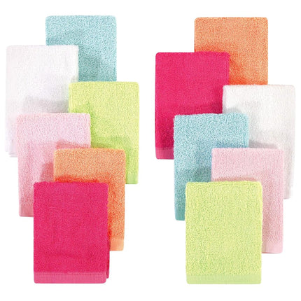 Hudson Baby Lingettes de Bambou Tissées 12 pièces, Tropical, Taille Unique