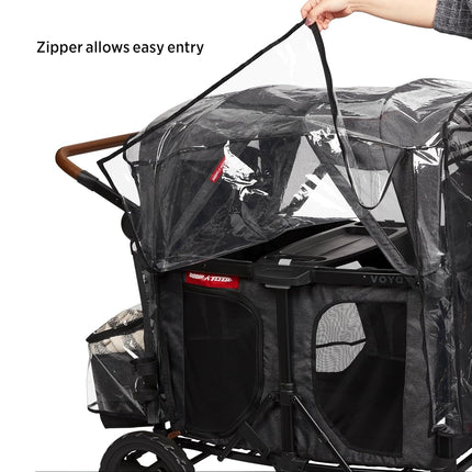 Radio Flyer Voya Rain Cover with Bag, Stroller Wagon Rain Cover