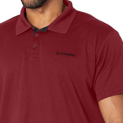 Columbia Men's Utilizer Short Sleeve Wicking Polo with Uv Protection