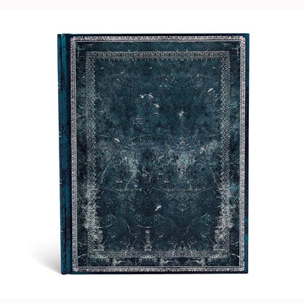 Midnight Steel (Old Leather Collection) Ultra Lined Journal (Elastic Band Closure)