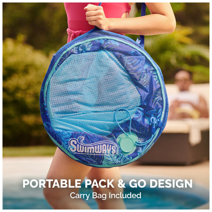 Swimways Elite Spring Float Hammock Pool Lounger, Inflatable Pool Floats Adult with Fast Inflation, Pool Hammock for Adults up to 250 lbs