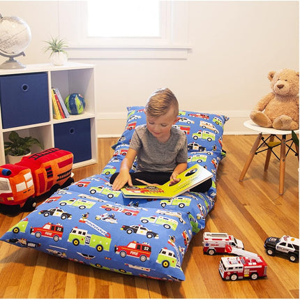 Matelas de sol Wildkin pour enfants – Léger et facile à transporter, idéal pour les soirées pyjama et la sieste, oreiller non inclus – Heroes