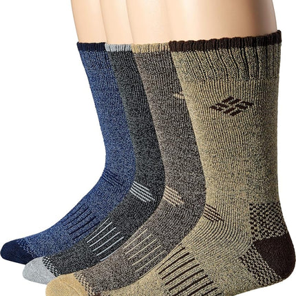 Columbia Moisture Control Crew Sock 4 Pack, Multip