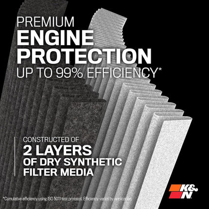 K&N Universal Clamp-On Air Filter: High Performance, Premium, Washable, Replacement Filter: Flange Diameter: 4 In, Filter Height: 8 In, Flange Length: 1.5 In, Shape: Round Tapered, RU-5171HBK