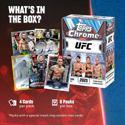 2025 Topps Chrome UFC - Factory Sealed - Value Box