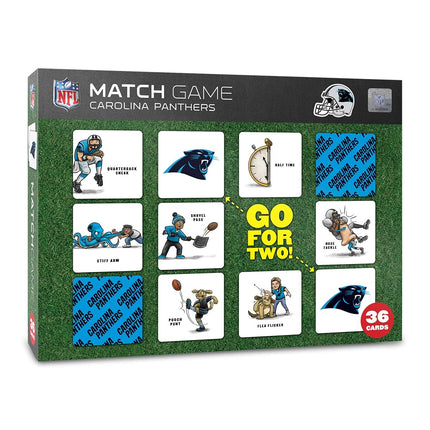 YouTheFan NFL Carolina Panthers Licensed Memory Match Game