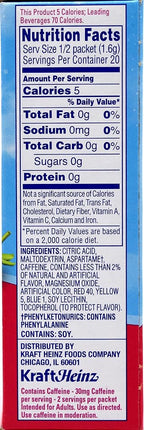 Crystal Light On The Go Wild Strawberry with Caffeine, 10 Packets (Pack of 4)