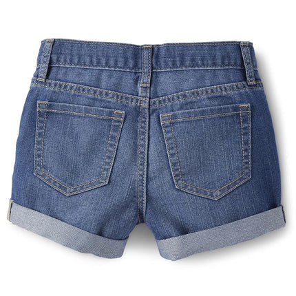 The Children's Place Shortie Filles à Revers (lot de 3), Denim, 12