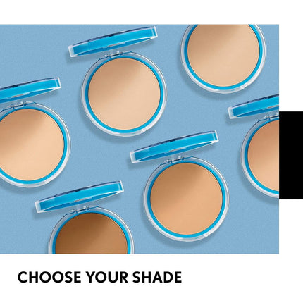 COVERGIRL Clean Matte Pressed Powder, 1 Container (0.35 Oz), Classic Ivory Warm Tone, Oil Control Face Powder, Fragrance Free (Packaging May Vary)