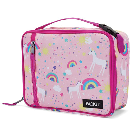 PackIt Freezable Classic Lunch Box, Unicorn Sky Pink