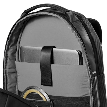 Wilson Tennis Badminton Racket Bag, Backpack, Black