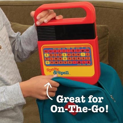Playmonster Speak & Spell Electronic Game - Educational Toy Learning Toy Spelling Games Spelling Games 80s Retro Hand Games Autism Activity for