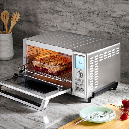 Horno tostador de convección Cuisinart, acero inoxidable, 42,9 cm (profundidad) x 53 cm (ancho) x 29 cm (alto), TOB-260N1