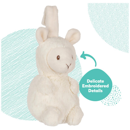 GUND Baby Lil' Luvs Tuck-Away Lovey, Liam Llama, peluche ultrasuave con mantita integrada para bebés y recién nacidos
