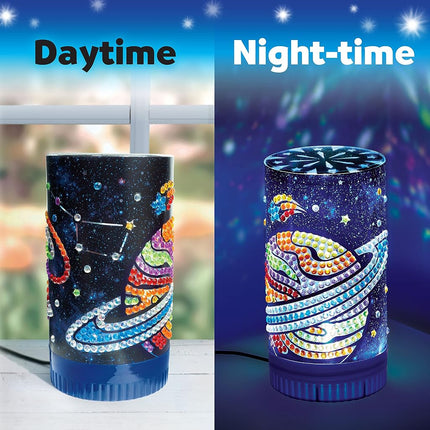 Creativity for Kids Big Gem Diamond Painting Light - Crea Tu Propia Luz Nocturna DIY, Kit de Manualidades con Diamantes para Niños de 6 a 8+ Años