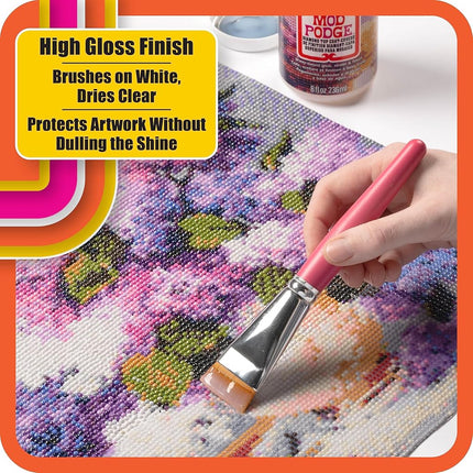 Plaid Mod Podge Diamond Top Coat Acrylic Sealer-8oz