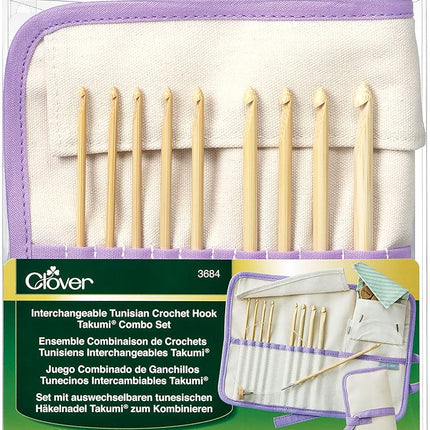 Clover Bamboo Interchangeable Tunisian Crochet Hoo