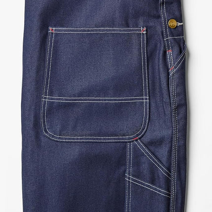 Dickies, Men's, INDIGO DENIM BIB OVERALL, INDIGO BLUE, 40W / 32L