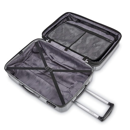 Samsonite Winfield 3 DLX Hardside Expandable Luggage with Spinners, Silver, Carry-On 20-Inch, Winfield 3 DLX Hardside Expandable Luggage with Spinners