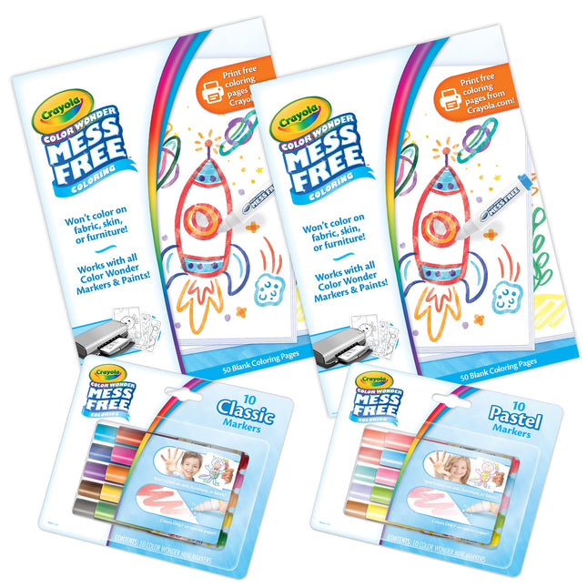 Crayola Color Wonder Mess Free Coloring Kit (120ct