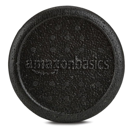 Amazon Basics High-Density Round Foam Roller, 30 cm, Black