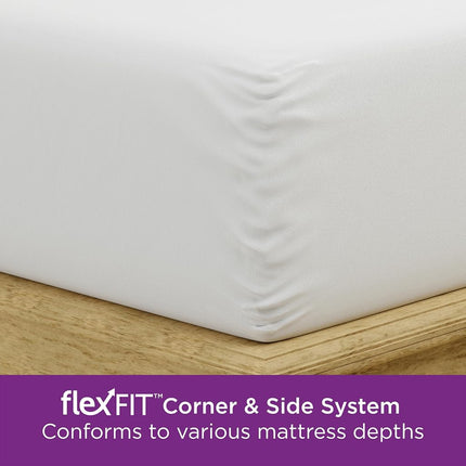 Protector de colchón con cremallera AllerEase Ultimate para protección y confort contra las alergias, tamaño Full