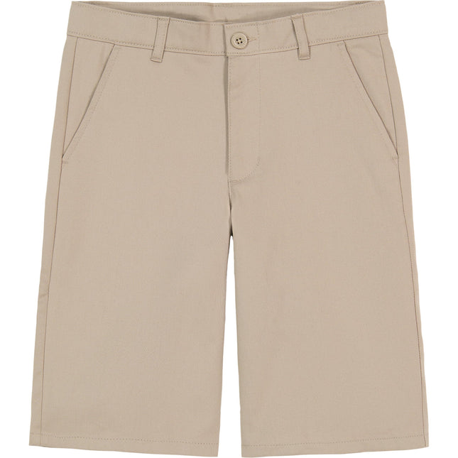 Nautica Boys' School Uniform Flat Front Twill Shor