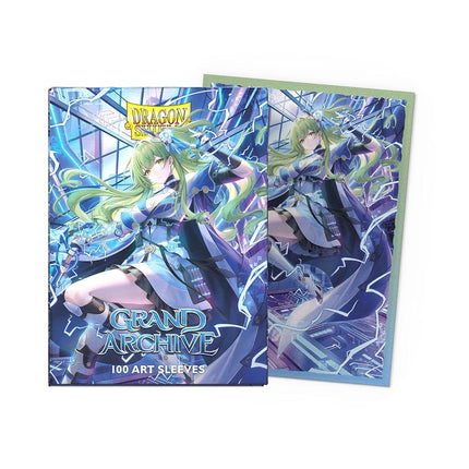 Dragon Shield | Grand Archive Matte Art Sleeves | 100 CT - Smooth & Tough Premium TCG Sleeves | Compatible with Pokemon, One Piece & Magic the Gathering | Lorraine, Arclight Saber