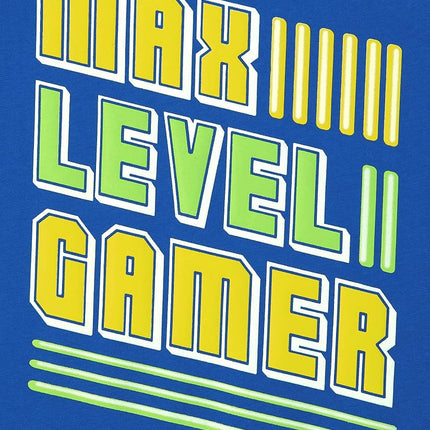 The Children's Place Boys Short Sleeve Graphic T-Shirt 3-Pack, It's Game Time/Max Level Gamer/Controller, X-Large