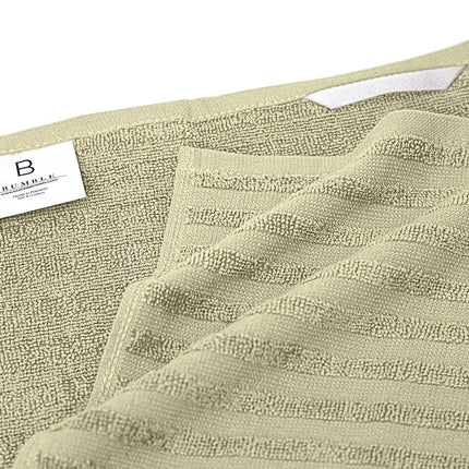 Premium Kitchen Towels (20”x 28”, 6 Pack) | Large Cotton Dish Towels | Flat & Terry Highly Absorbent Kitchen Linen Set with Hanging Loop | Sage