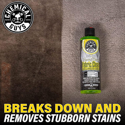 Chemical Guys Foaming Citrus Fabric Clean – Carpet & Upholstery Shampoo and Odor Eliminator – Safe for Cars, Trucks, SUVs, Motorcycles, RVs & More – 473 ml, 2 Pack