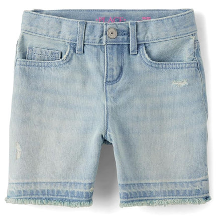 The Children's Place Short en jean mi-long pour fille, coloris Rowena, 4 ans